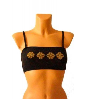 BANDEAU BRODÉ FASSI NOIR