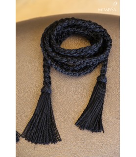 BLACK HANDMADE CORD BY MIMISSA