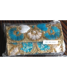 BLUE INES CLUTCH